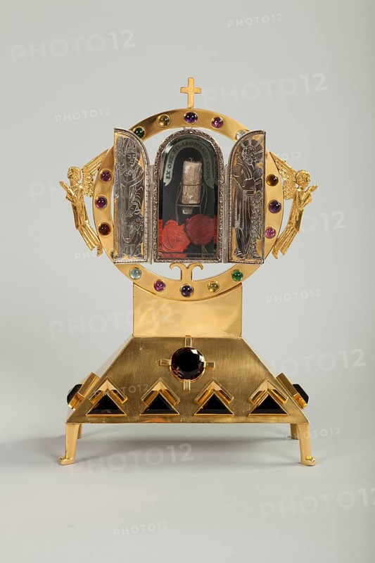 Leonhard's reliquary, 1955, Goldsmith's art and textile art from the 16th to the 20th century, St., Sankt, Saint