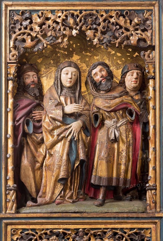 Lübeck, St Mary's Church, winged altar by Christian Swarte, ca. 1495