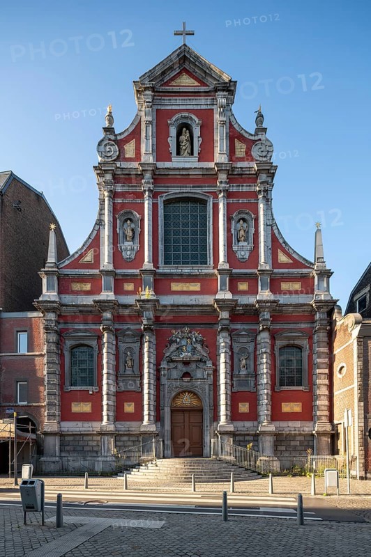 Liège, Liege, Église Notre-Dame-de-l'Immaculée-Conception de Liège, façade