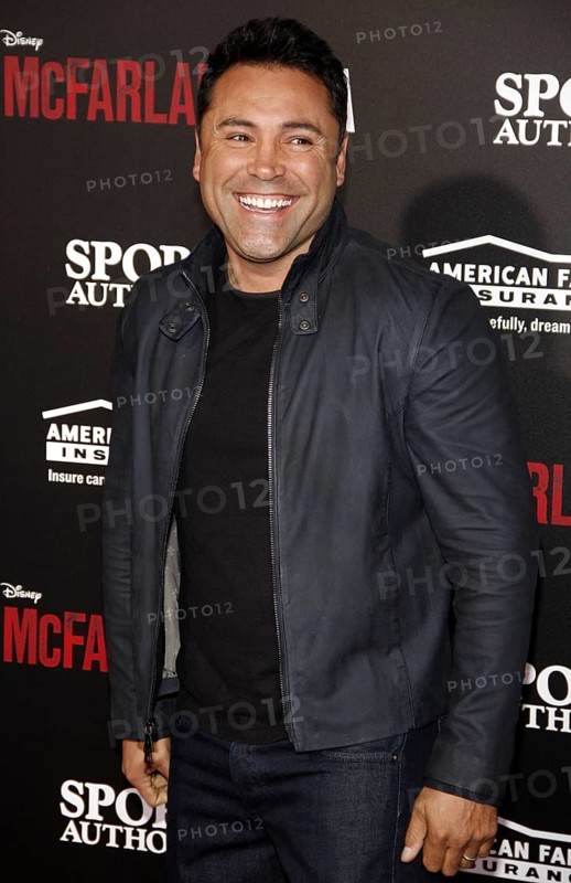 Oscar de la Hoya at the Los Angeles premiere of 'McFarland, USA' held at the El Capitan Theater in Hollywood, USA on February 9, 2015, Hollywood, California, USA, North America
