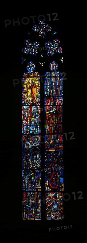 Window by Martin Häusle 1960-1961, St., Sankt, Saint