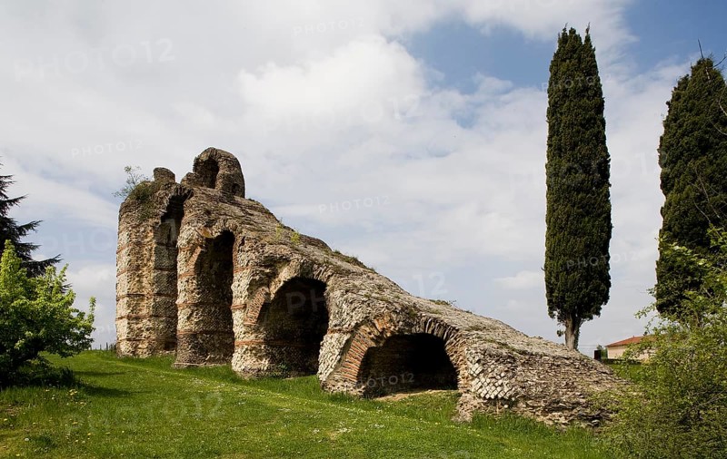Roman water conduit, siphon ramp from the south-east