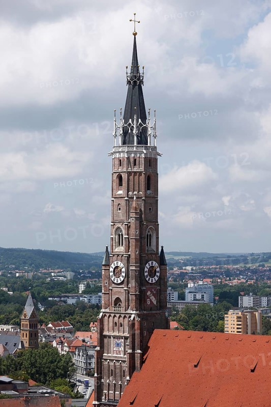 View from Trausnitz Castle, Tower, St., Saint, Saint