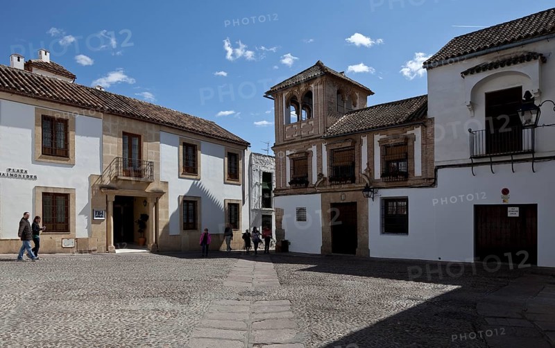 Cordoba, Plaza Maimonides to the south-east. Jewish quarter