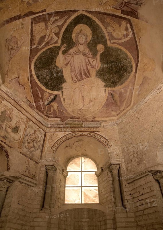 East apse, wall and ceiling paintings, St., Sankt, Saint