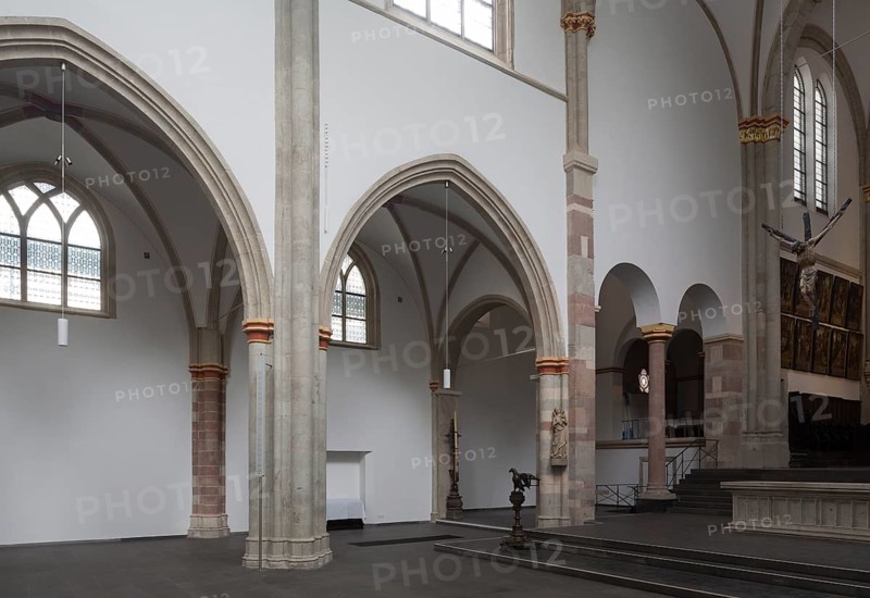 After the renovation without pews, northern nave wall