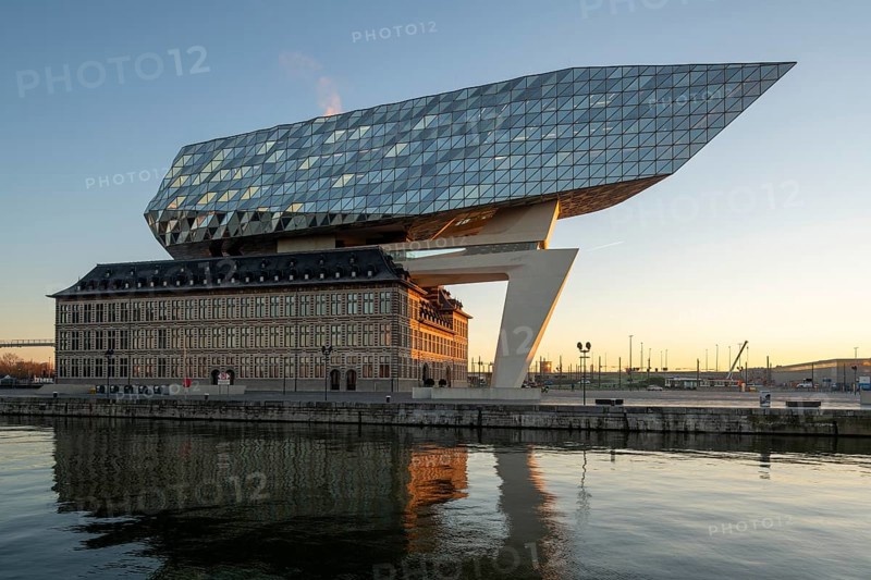 Antwerp, Port House or Havenhuis, completed in 2016, design: Zaha Hadid