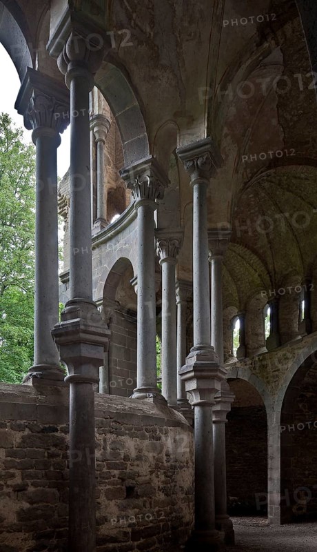 Heisterbach, abbey ruins Ruins of the abbey church Built 1202-37 Partial view View inside to the north 1803-33 Demolished except for the apse, St., Sankt, Saint