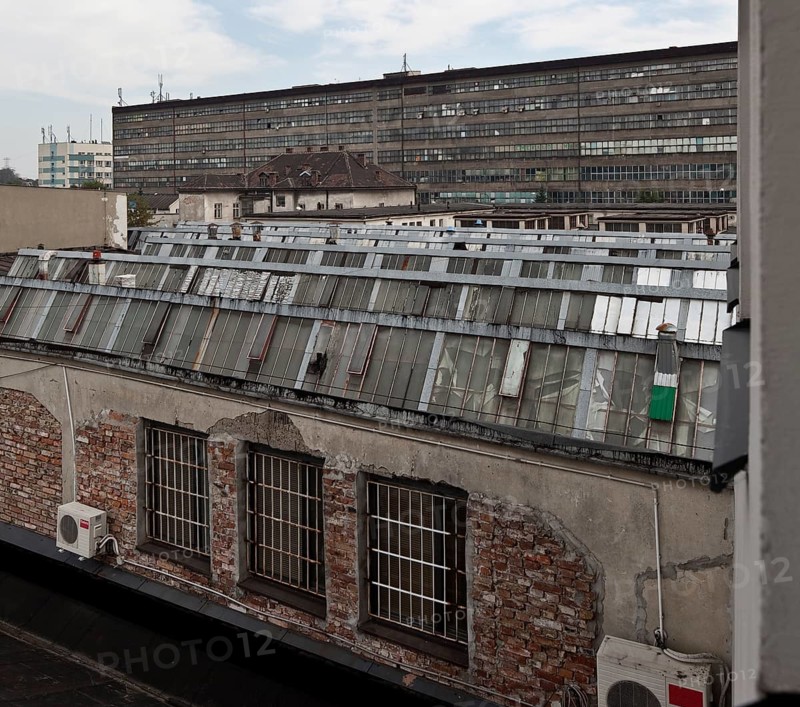 Fabryka Emalia Oskara Schindlera (short: Fabryka Schindlera), Former factory of Oskar Schindler, view from the administration building to the production hall, Schindler's List, Schindler's List