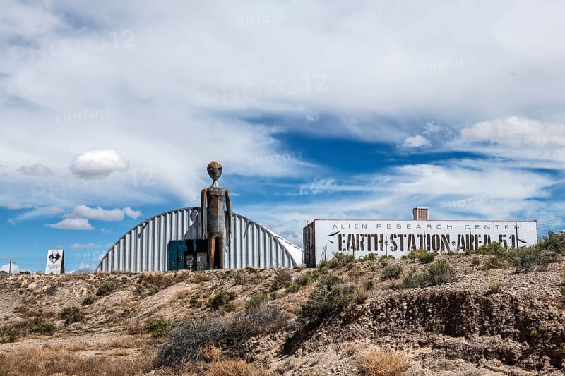 Alien Research Centre, Earth Station Area 51, Rachel, Extraterrestrial Highway, Nevada, USA, North America