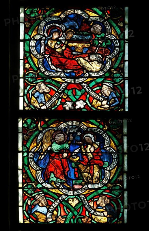 Choir, centre window, St., Saint, Saint
