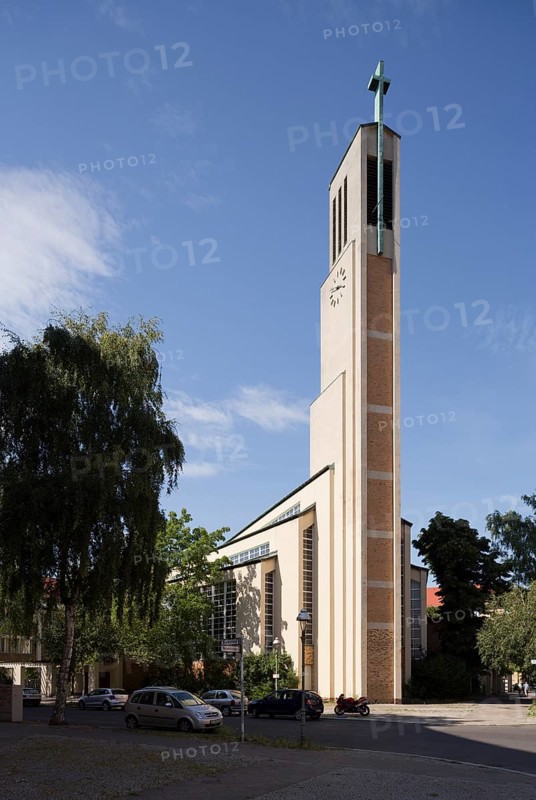 Berlin, Gustav-Adolf-Kirche, built 1932-1934 by Otto Bartning