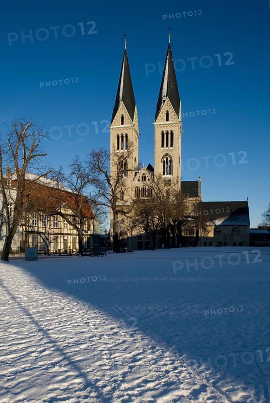 View from west, St., Sankt, Saint