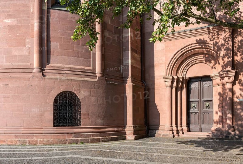Mainz, St Martin's Cathedral, east choir, choir apse and north portal