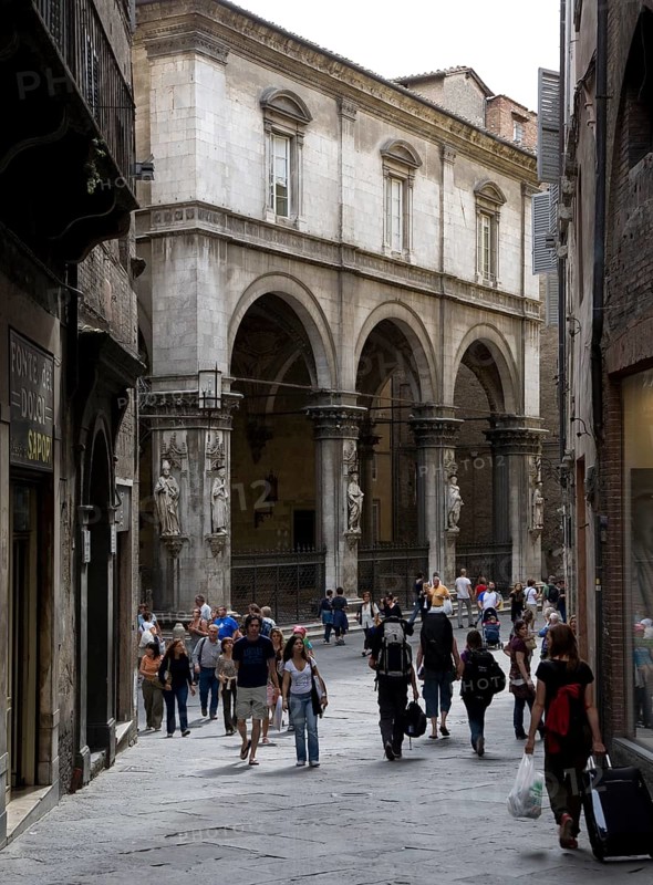 Siena, Loggia di Mercanzia