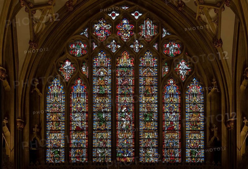 Wells, Cathedral, Jesse window in the choir