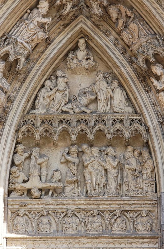 Southern west portal, tympanum, St., Sankt, Saint