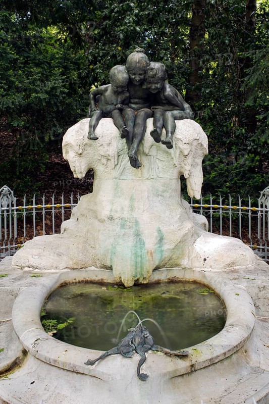 Fairytale fountain, 1904 by Max Blondat
