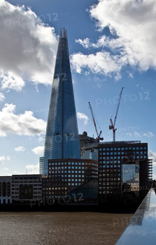 Built 2009-12 by Renzo Piano, height 310 m, view from north