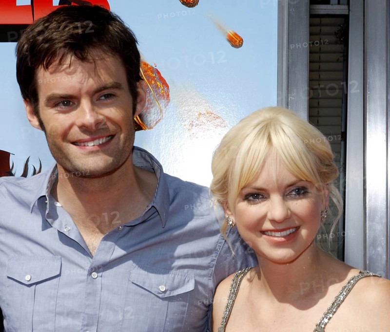Bill Hader and Anna Faris at the Los Angeles premiere of 'Cloudy With A Chance Of Meatballs' held at the Mann Village Theater jn Westwood, USA on September 12, 2009, Westwood, California, USA, North America