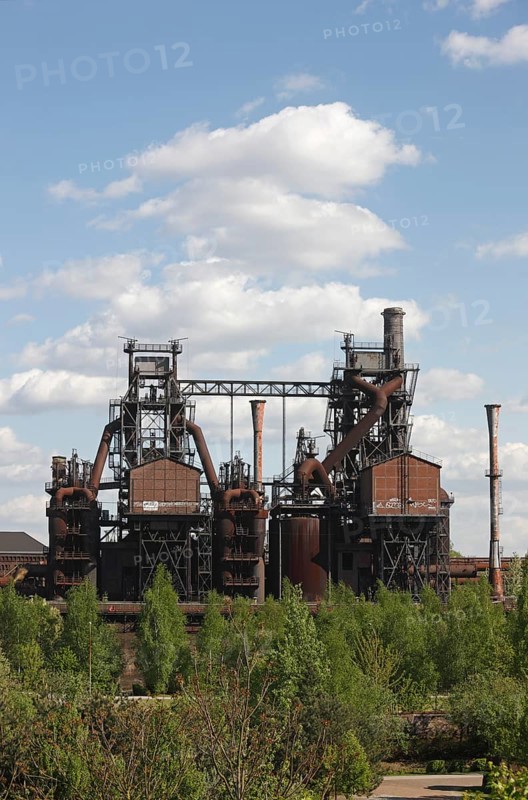Former Thyssen AG steelworks, blast furnaces