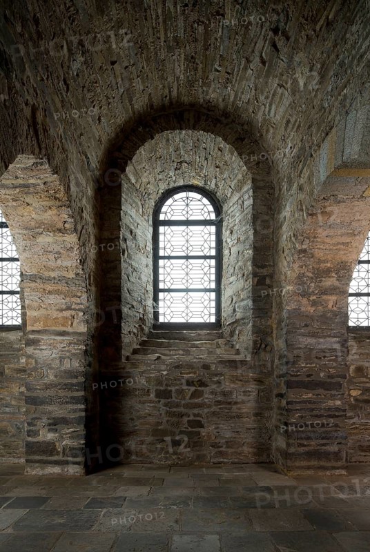 Crypt, view to the west, St., Saint, Saint