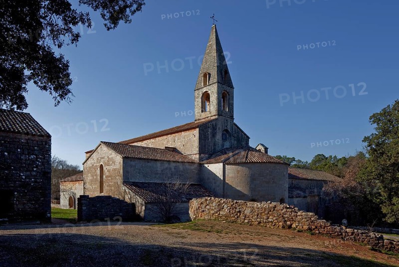 Cistercian monastery founded in 1146, church from south-east, St., Sankt, Saint