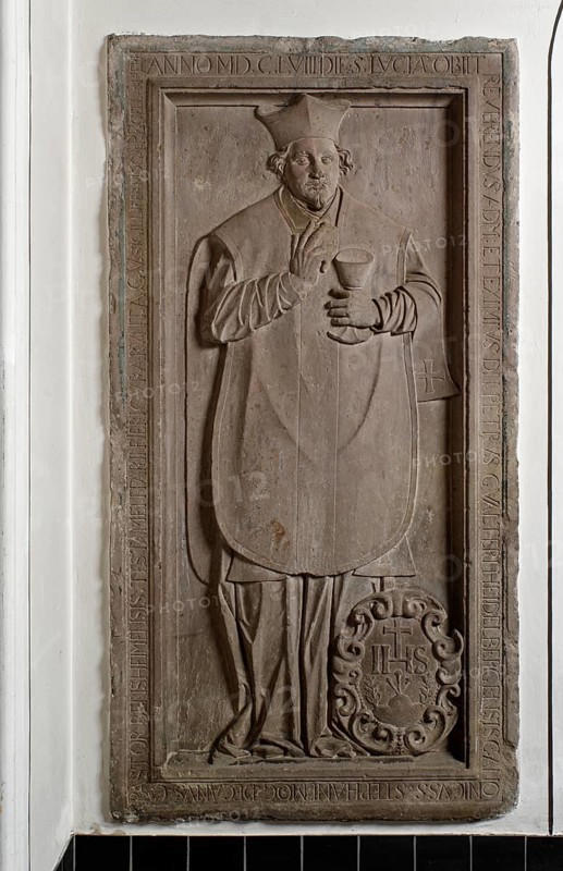 Built in 1830 by Georg Moller, rebuilt 1949-1953, Epitaph, St., Sankt, Saint