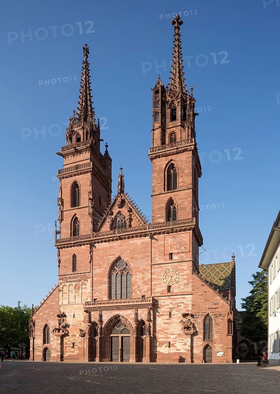 Basel, Cathedral (Basel Minster), west façade