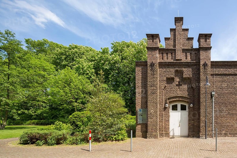 Brauweiler near Pulheim, abbey, memorial to former labour camp, workshop building