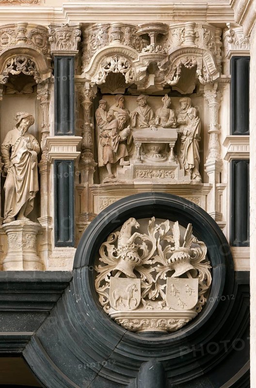 Lettner, donated by the Hackeney family, west side, St., Sankt, Saint
