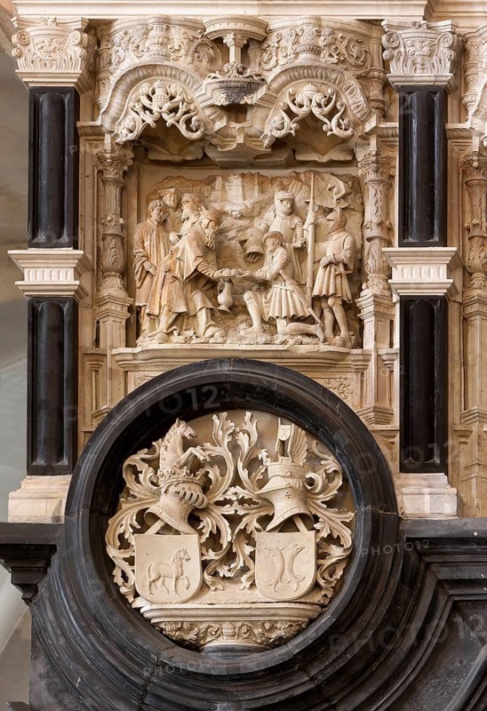 Lettner, donated by the Hackeney family, east side, St., Sankt, Saint