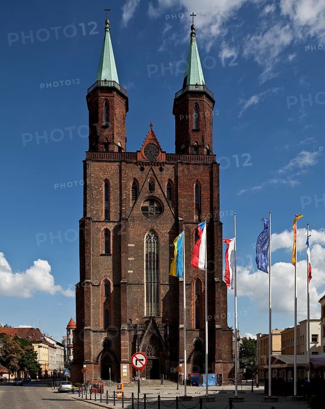 View from west, St., Sankt, Saint