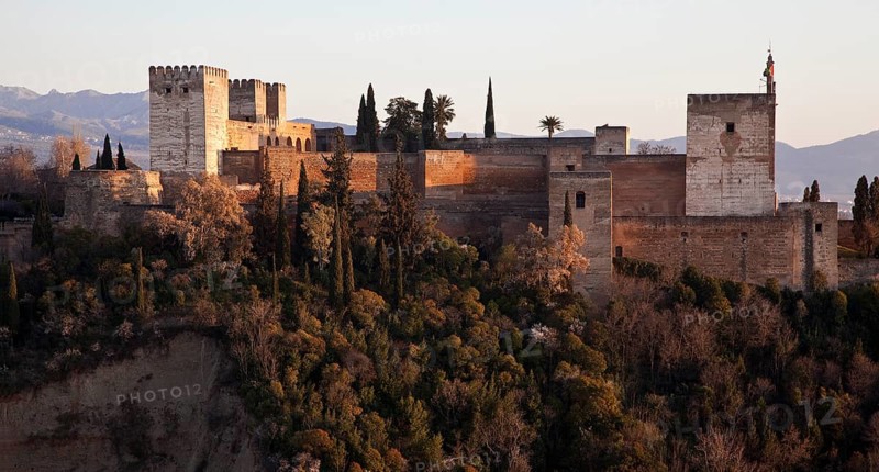 Alcazaba fortress from the north-west