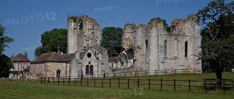 Ruins of the monastery church from the south-east, St., Sankt, Saint
