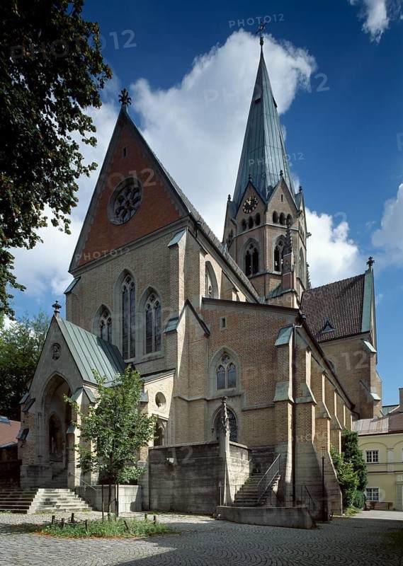 Sankt Ottilien, monastery on the site of the former Hofmarkschloss Emming. Built in 1892 in neo-Gothic style. Church of St., Church of St., St., St., Saint