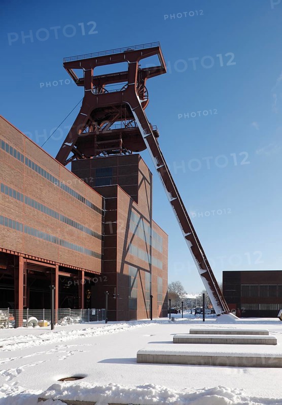 Central shaft XII, winding tower