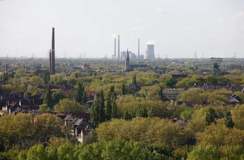 Former Thyssen AG steelworks, view from blast furnace 5 to the north