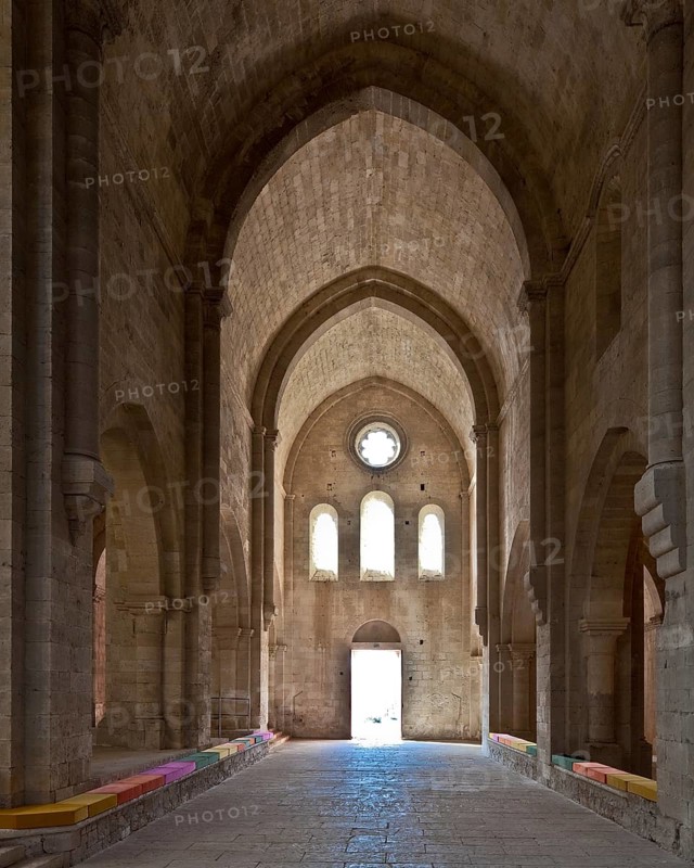 Cistercian monastery founded in 1144, church built 1175-1220, nave facing west, St., Sankt, Saint