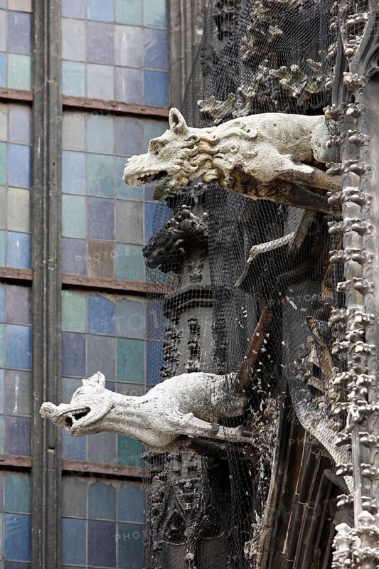 Gargoyle on the south side, St., Sankt, Saint