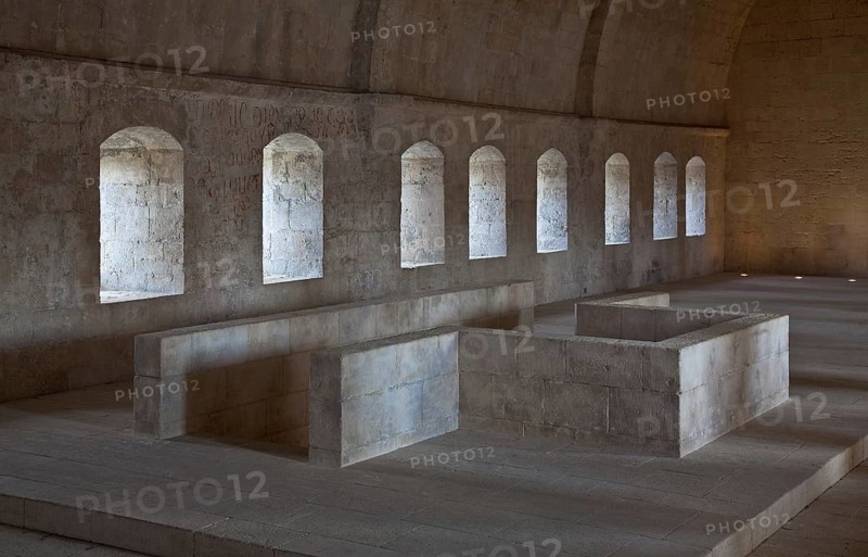 Cistercian monastery founded in 1144, church built 1175-1220, dormitory staircase to the cloister, St., Sankt, Saint