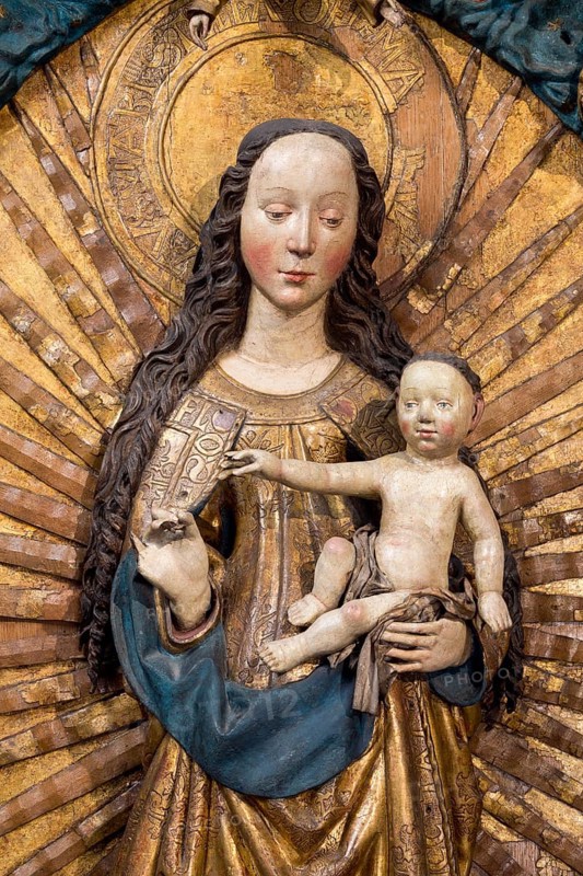 Lübeck, St Mary's Church, winged altar by Christian Swarte, ca. 1495