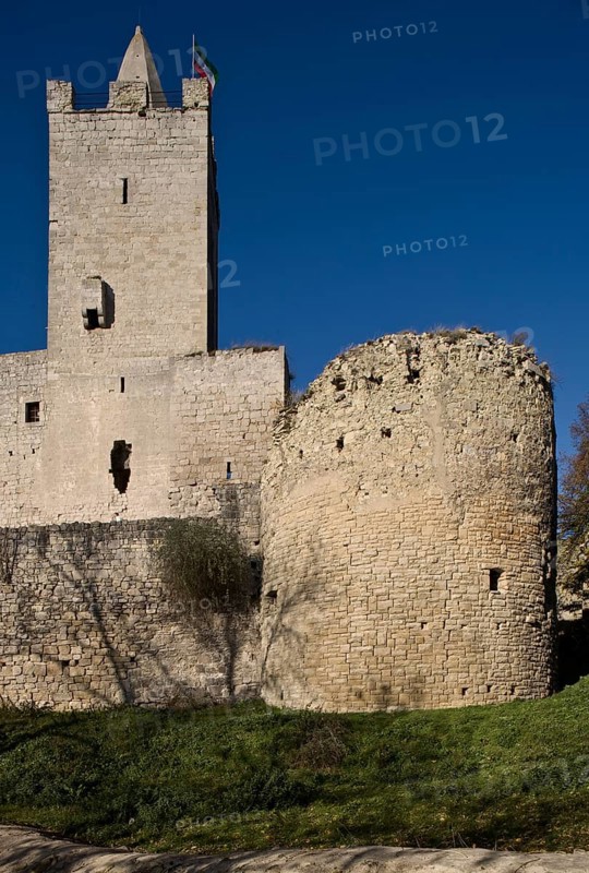 Rudelsburg Castle, keep and south-east bastion