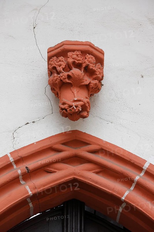 Console above the south portal Church of St., Church of St., St., St., Saint