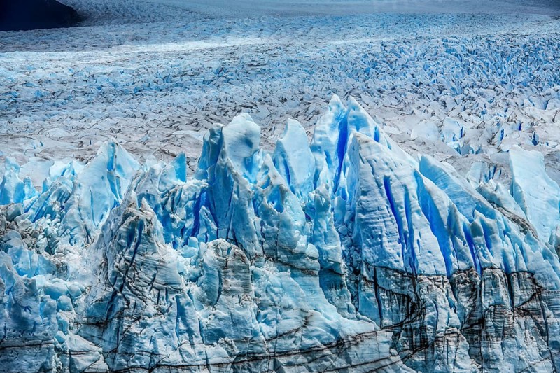 Perito Moreno Glacier, glacier tongue, glacier break, Los Glaciares National Park, Santa Cruz, Patagonia, Argentina, South America