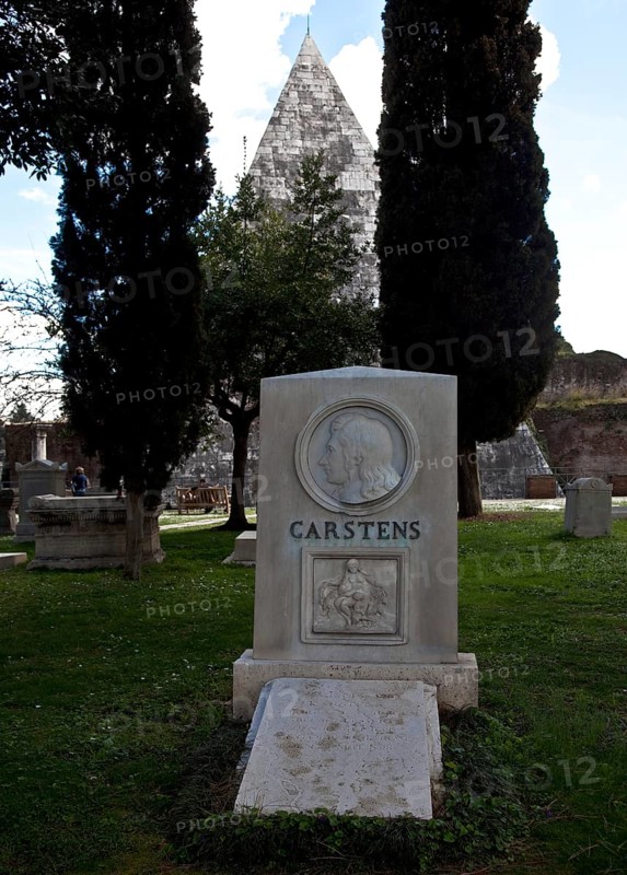 Tomb of Jacob Asmus Carstens, classicist painter from Schleswig 1754-1798