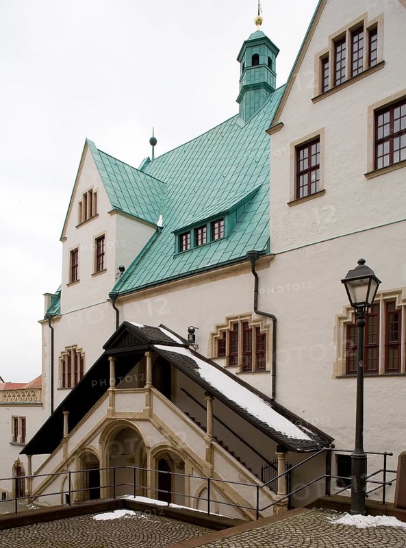 Town hall, outside staircase