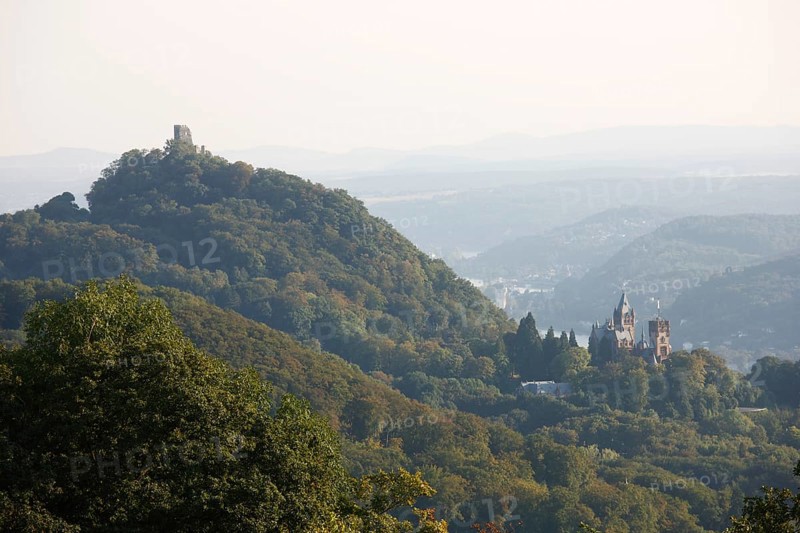 Königswinter, Drachenburg Castle and Drachenfels Castle