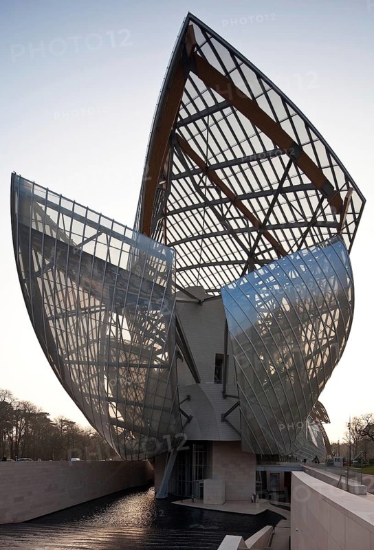 Architect Frank O. Gehry, opened in 2014, view from the east