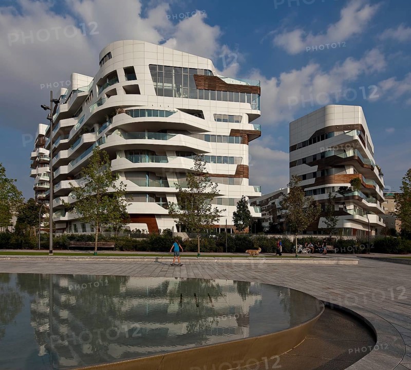 Zaha Hadid 2009-2013, seen from Piazza Elsa Morante